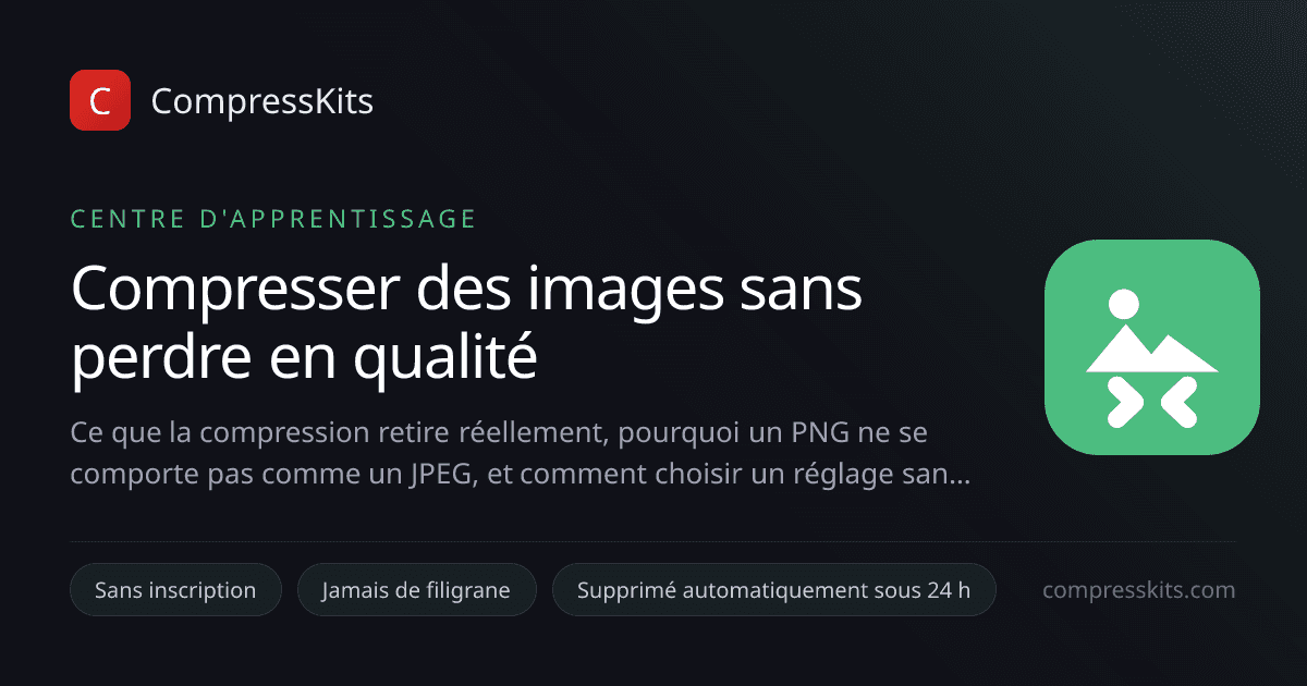 Compresser des images sans perdre en qualité